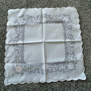 Decorative White Napkins